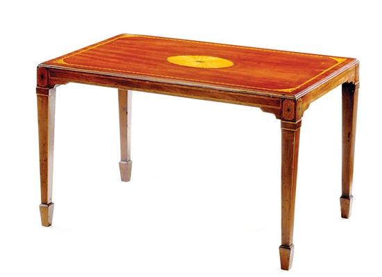 Hepplewhite style inlaid mahogany