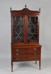 HEPPLEWHITE STYLE INLAID MAHOG