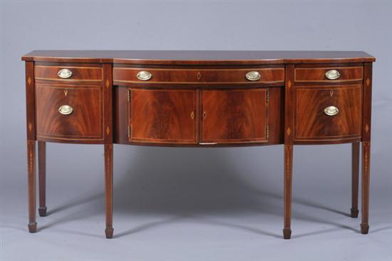 HEPPLEWHITE STYLE INLAID MAHOGANY