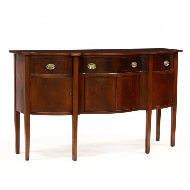 HEPPLEWHITE STYLE INLAID MAHOGANY