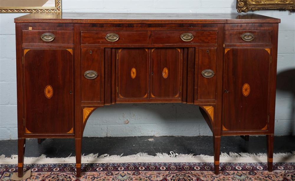 HEPPLEWHITE STYLE INLAID MAHOGANY