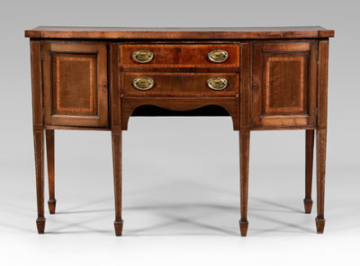 Hepplewhite style inlaid sideboard,