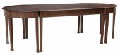 HEPPLEWHITE STYLE MAHOGANY BAN