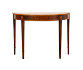 HEPPLEWHITE STYLE MAHOGANY DEM