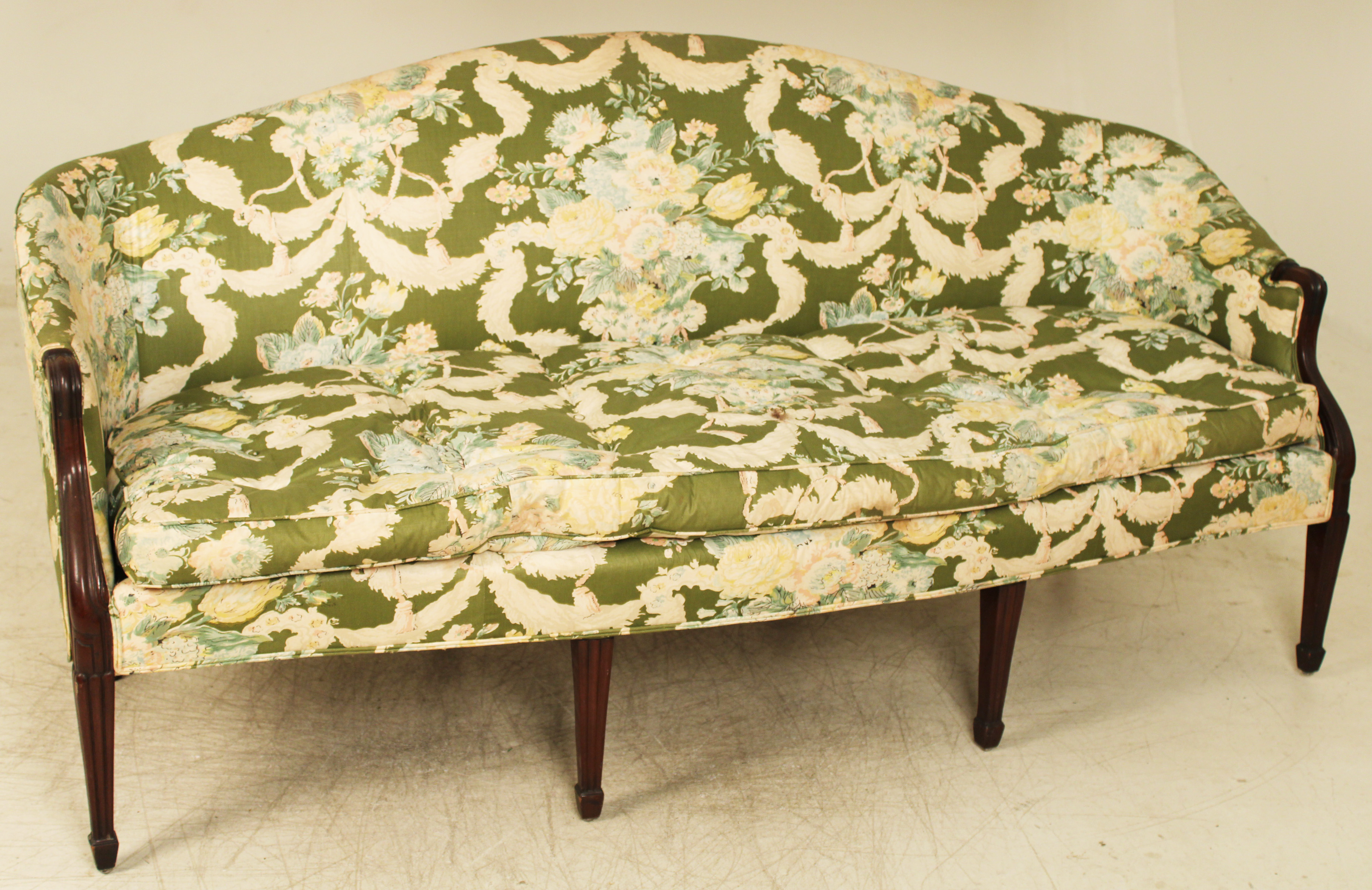 HEPPLEWHITE STYLE MAHOGANY DOME