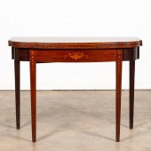 HEPPLEWHITE-STYLE MAHOGANY FLI