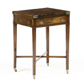 HEPPLEWHITE STYLE MAHOGANY GAM
