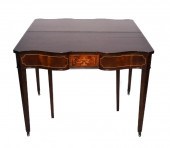 HEPPLEWHITE STYLE MAHOGANY INL