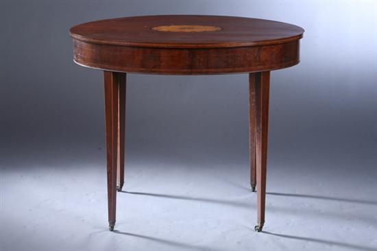 HEPPLEWHITE STYLE MAHOGANY INLAID