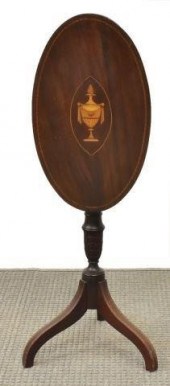 HEPPLEWHITE STYLE MAHOGANY TIL