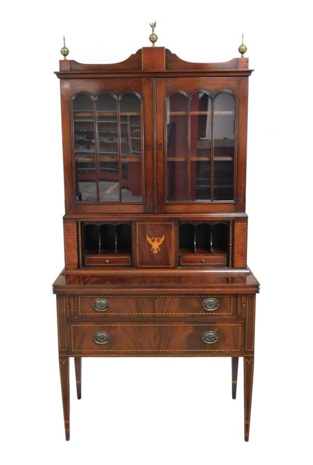 HEPPLEWHITE STYLE SECRETARY DESK,