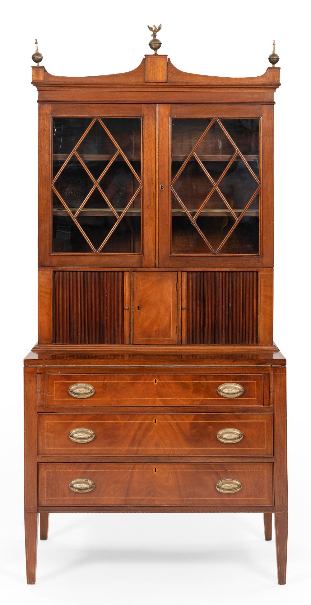 HEPPLEWHITE-STYLE SECRETARY EARLY