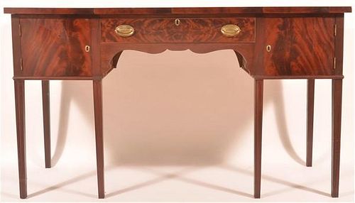 HEPPLEWHITE STYLE SIDEBOARD.Flame