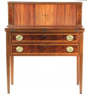 Hepplewhite Style Tambour Desk