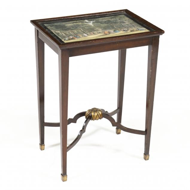 HEPPLEWHITE STYLE TRAY TOP SIDE