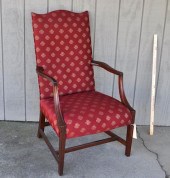 HEPPLEWHITE STYLE UPHOLSTERED