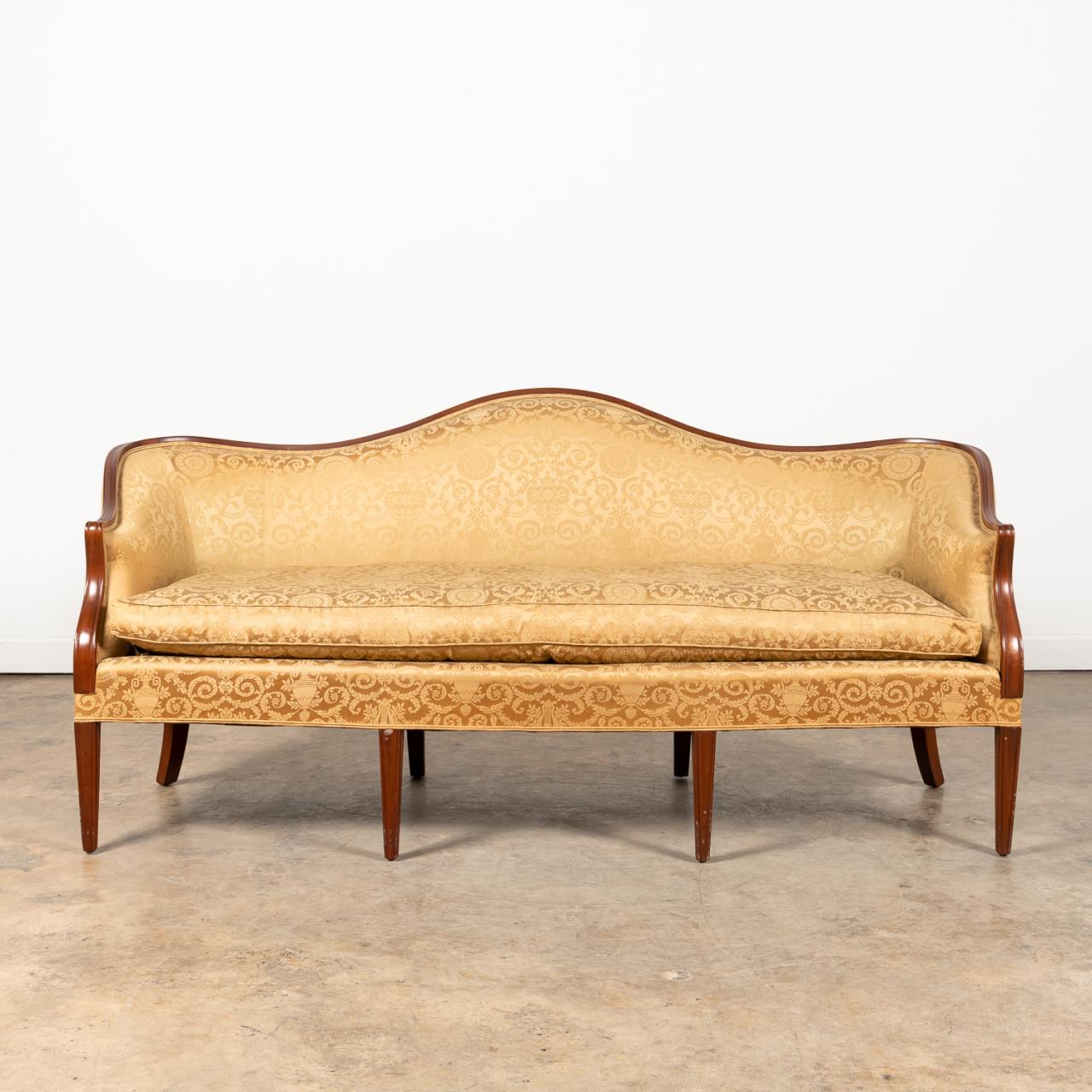 HEPPLEWHITE-STYLE UPHOLSTERED