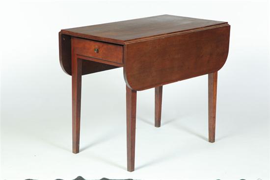 HEPPLEWHITE TABLE.  Probably New