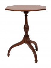 HEPPLEWHITE TILT-TOP CANDLESTA