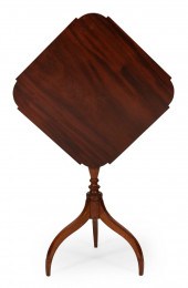 HEPPLEWHITE TILT-TOP CANDLESTA