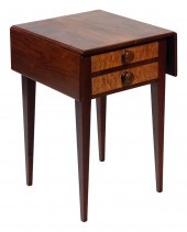 HEPPLEWHITE TWO-DRAWER DROP-LE