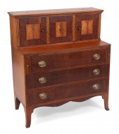 HEPPLEWHITE TWO-PART SECRETARY