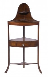 HEPPLEWHITE WASHSTAND Ca. 1800