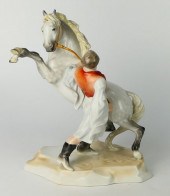 HERAND REARING HORSE WITH TRAI