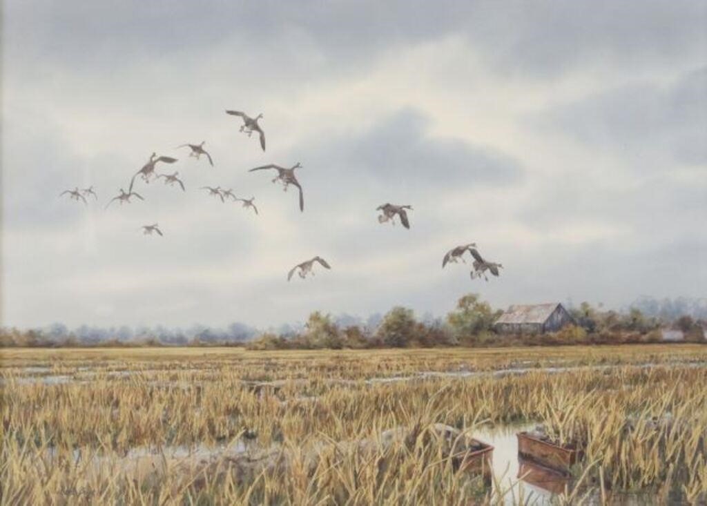 HERB BOOTH (1942-2014) GEESE