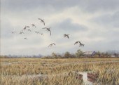 HERB BOOTH (1942-2014) GEESE W