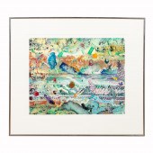 HERB CREECY, ABSTRACT OIL ON P