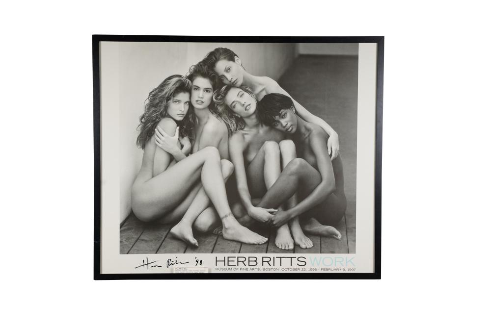 HERB RITTS: FRAMED SIGNED