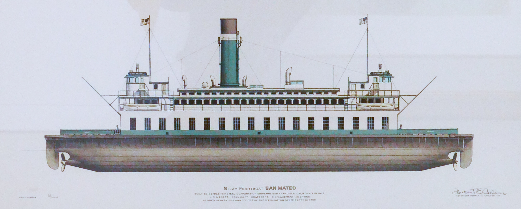 Herbert Carlson Steam Ferry Boat