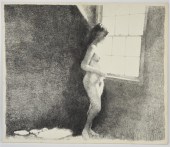 HERBERT FINK NUDE FIGURE INK D