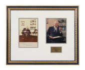 HERBERT HOOVER INSCRIBED AND S