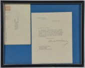 HERBERT HOOVER LETTER, OCTOBER