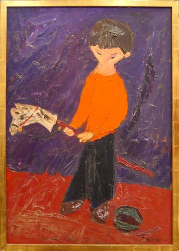 HERBERT KATZMAN (USA 1923-2004) OIL