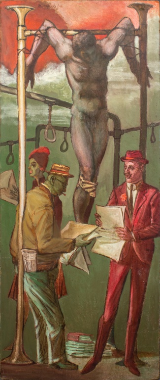 HERBERT LEOPOLD DOUBLE SIDED OIL ON