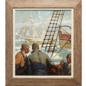 HERBERT MORTON STOOPS, OIL ON