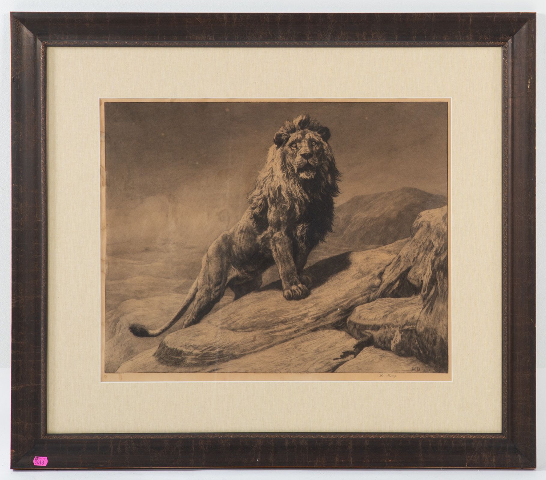 HERBERT THOMAS DICKSEE. "THE KING,"
