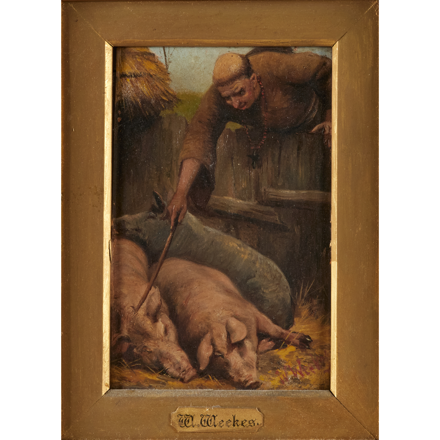 HERBERT WILLIAM WEEKES, OIL ON