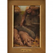 HERBERT WILLIAM WEEKES, OIL ON