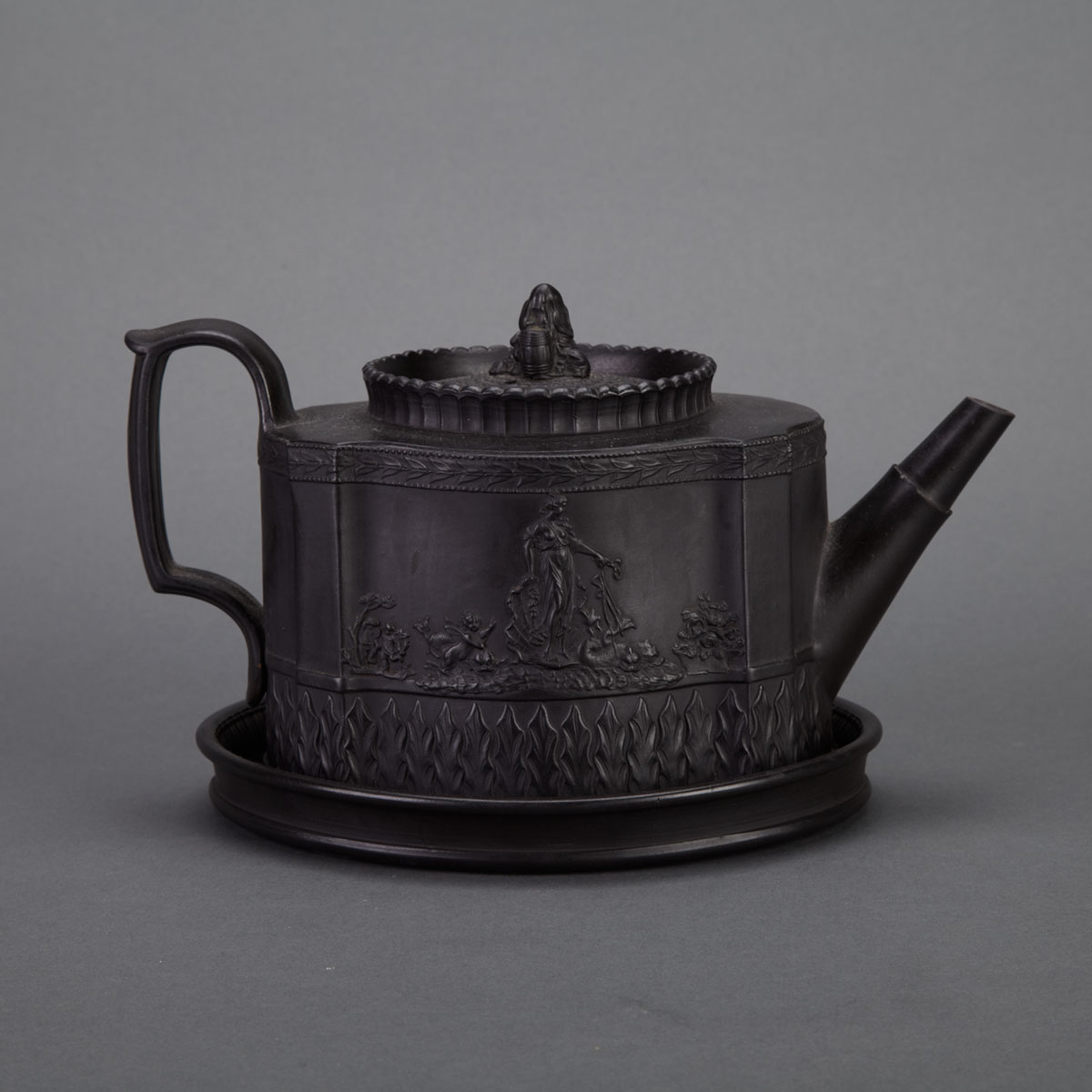 Herculaneum Basalt Teapot with