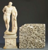 HERCULES FIGURE & 2 ARCHITECTU