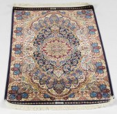 HEREKE BAMBOO SILK SIGNED CARP