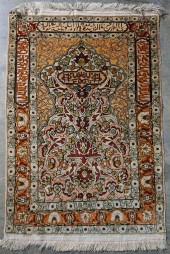 HEREKE SILK AND METAL THREAD S