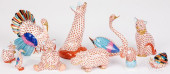 HEREND ANIMAL FIGURINES<br>Her