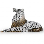 HEREND BLUE FISHNET PORCELAIN