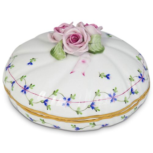 HEREND BLUE GARLAND PORCELAIN