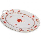 HEREND CHINESE BOUQUET PLATTER